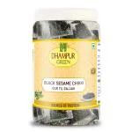 Dhampur Green Black Sesame Chikki Jar | Pack of 28 pcs | Sesame Bar,Made with Jaggery | No Glucose Syrup | No Preservatives | Gluten Free | Indian Sweets | Gajak | (18g Each x 28N - 500g)