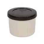 Lock & Lock Twist Brown Round Plastic Food Storage Container 640 ml