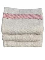 CLEANADO Cotton Floor Cleaning Cloth/Floor Duster/Pocha, 300 GSM (Off White, Large Size, 15x15 inch) - Pack of 3