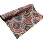 RJVC DECOR 10 Meter Long Roll/Mat for Kitchen,Almirah.Anti slip and Waterproof_RBD-Orange (1 Ply, 1 Sheets)