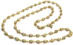 Vridaann Men and Women Gold Plated Wood Tulsi Mala Pendant