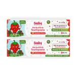 Baby Organo Herbal Toothpaste for Kids | Babool, Mulethi & other Herbs ,50gm, (Pack of 2)