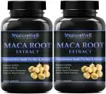 Naturewell Maca Root Capsules Enriched With Maca Root Extract For Men Pro, 60 Capsules Each (Pack Of 2)