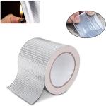 Kuppy Onpri* Butyl Rubber Aluminum Foil Tape Strong Self-Adhesive Repair Tape For Roof Leak 500 Cm Double-Sided Tape (Silver Pack Of 1)