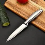 YELONA Kitchen Knife, Professional Kitchen Knife, Stainless Steel Finish Knives,Sharp Knife - Scratch Resistant & Rust Proof (Silver - 1PCS, 9 Inch)