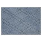 Freelance Florence Cotton Bath mat Diamond, Dark Grey,80 x 50cm