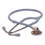 RCSP Brass Stethoscope Single Head Chest Piece Cardiolog For Doctors And Medical Students, Nurses (Grey)