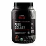 GNC AMP Pure Isolate Whey Protein | Boosts Athletic Performance | Increases Strength | Promotes Muscle Growth | Formulated In USA | Micro-Filtered | 25g Protein | 5g BCAA | Blueberry | 2 lbs