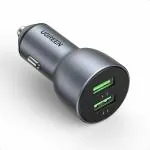 UGREEN 10144, 36W Dual USB Quick Charge Car Charger (Dark Blue)