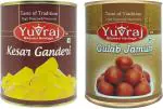 Yuvraj Gulab Jamun and Angoori Petha Ash Gourd  sweets Tin Pack 2 (1 kg x 2)