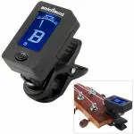 amiciSound Automatic Clip-on Tuner for Chromatic Guitar Bass, Violin, Ukulele With Digital LCD Display