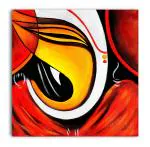 Tamatina Multicolor Religious Art Sri Ganesh God Unframed Canvas Painting - 36X36 Inch