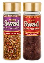 Panjon Swad Royal Fresh Mix & Banarasi Paan (Mukhwas Mouth Fresheners) 2 Bottles, 240g
