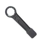 Eastman Slogging Spanner Ring End, Chrome Vanadium Steel, Auto Black Finish, Size:- 27mm, E-2082(R)