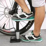 Birudmart Cycle Pump Mini Bike Pump Aluminum Alloy Portable Floor Foot Activated Bicycle Air Pump