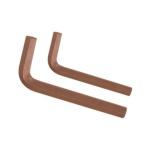 Taparia AK-2.5 - 56 mm Allen Key with Brown Finish-Metric (Pack of 50)