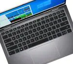 iFyx Dell Inspiron 14 inch Black Silicone Keyboard Skin Protector Case Cover