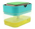Humaira 2 in 1 Soap Dispenser Sponge Holder for Kitchen Liquid Holder & Dispenser with Sponge