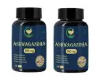 FIJ AYURVEDA Ashwagandha Capsule| Ashwagandha| Immunity Booster | - 500mg 60 Capsules (Pk2)