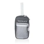 TRAVALATE Grey Polyester Cosmetic Pouch 23x14x11 cm
