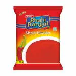 Pushp Brand Fine Red Chili Powder (Shahi Rangat, Pouch Pack of 1, 1kg pack)