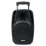 NISHICA NS-BT007 8 inch Powerful Portable Inbuilt Trolley Bluetooth Rechargeable Party Speaker (Black)