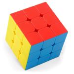 SHIVAARO Cube Square Puzzle - 3x3x3 High Speed Brain Booster Magic Cube Puzzle | 3D Puzzle | Concentration Game Toys for Kids, Adults, Child, Boys and Girls Incomplete