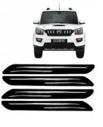 Gee Cee Black Pvc Car Bumper Protector Guard For Mahindra Scorpio Classic (Set Of 4)
