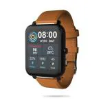 SAULT Redial Bluetooth Calling Smart Watch with 1.69 inch TFT Display, Smart Voice Assistant, 7 Days Battery, Water Resistance IP67, in-Built Mic & Speaker, 24 Sports Mode, SpO2 & Sleep Monitor. (Brown)