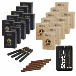 ROYAL SWAG Herbal Cigarette Regular, Clove Flavoured (400 Sticks) 100% NO Nicotine & NO Tobacco - Helps To Quit Smoking (Smoking Cessation) & 100% Natural 20ML Shot Anti Addiction Spray | Pack Of 400