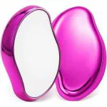 NEPROENT Crystal Hair Eraser Net Shape - Painless Magic Hair Remover Stone For Women -Arms Legs Glass Razor - Reusable flawless Epilators - Exfoliation Reusable Pink Nano Razorless Remover