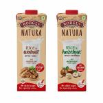 Borges Natura Rice & Walnut Drink 1 L + Borges Natura Rice and Hazelnut Drink 1 L