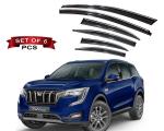 Auto E-Shopping Chrome Line Door Visor for Mahindra XUV 700 Set of 6 Pieces