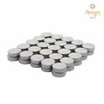 Floryn Decor Unscented Tea Light Candles (1-1.5 Hours Burn time, White) (Pack of 100)