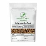 NATURAL HILL ORGANIC Ashwagandha Root 200G Pack Of 1|Preservatives - Free | With 100Grams Multani Mitti Powder