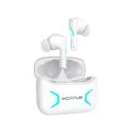 HOPPUP Predator Xo1 Gaming Earbuds with 50H Playtime,13MM Drivers,40MS Low Latency,ENC Bluetooth Headset (White, True Wireless)