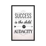 Random Success Motivational Quote Printed Wall Painting (12 X 18 Inch )