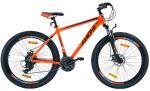 Ahoy! Battle 2.1 21 Gear Mountain Cycle 27.5T | MTB Bicycle with Shimano gear For (12+ Yrs) (5.6+ Height) | Alloy Hardtail Mountain Bicycle For Men & Women (Orange)