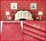 JAS HOME DECORS Multicolor vinyl Red Flower 200* 45CM