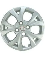 Enexoya Silver Hyundai Unbreakable Press Type Fitting Wheel Cover (14 inch) pack of 4