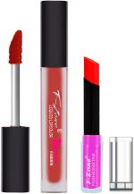 OUR BEAUTY Maroon Lipstick Long Lasting Creamy Matte Lipstick And Liquid Matte Lipstick 16, 4 G