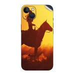 GADGETSWRAP Printed Vinyl Skin Sticker for iPhone 15- girl on horse