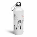 Indigifts Cricket Water Bottles Cricket is in My Blood Printed Aluminium Water Bottle 750 ml, Cricket Bottles for Boys, Water Bottle for Cricket Players, Bottle For Office Use, Bottle For Kids