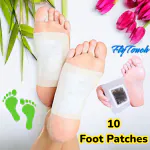 FlyTouch Detox Foot Pads Ginger Salt Foot Slimming Cleansing Patch