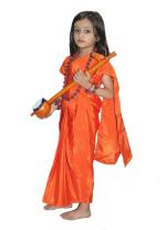 Kaku Fancy Dresses Meerabai Costume For Kids | Ramayan Character| Meera Bai Dress | Mythological Character - For Girls - 7-8 Years