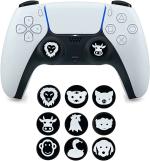 Microware 9 Pieces Thumb Grip Caps Cover ,White