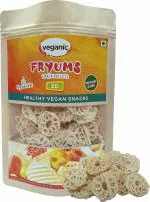 Veganic Sabudana Jalebi Fryums | Small Sago Flower Fryums Papad | 3D Snack With Tastemaker - 350gm