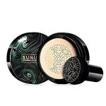 SUNISA BB and CC Cream Foundation With Mushroom Head Air Cushion Puff 20g and 1 Beauty Blender Sponge