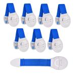 KitschKitsch 8pcs Baby Safety Drawer Locks - Blue