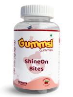 Gummsi ShineOn Bites World's Best Biotin Supplements for Strong Hair Pack of 30 Gummies